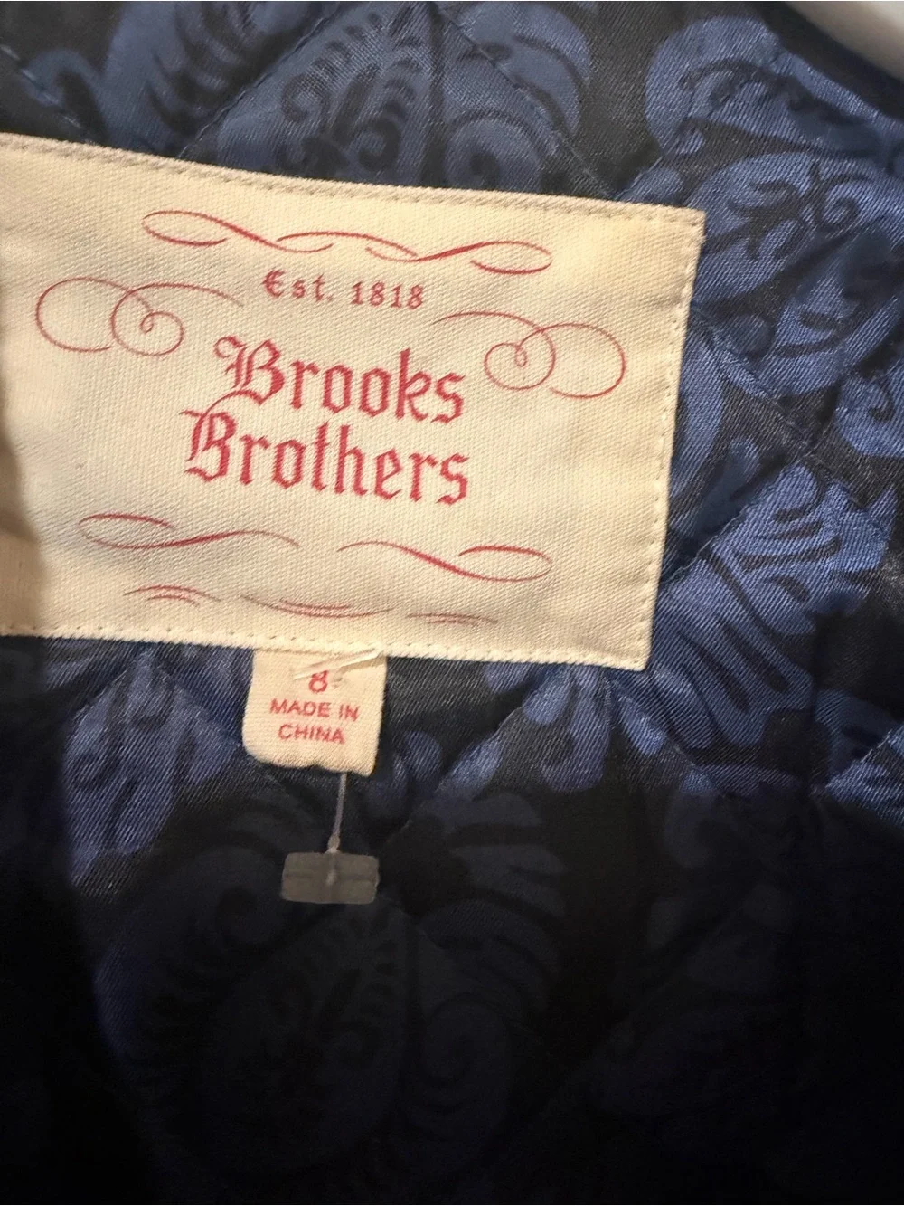 Brooks Brothers 100% wool coat size 8 - Picture 9 of 9